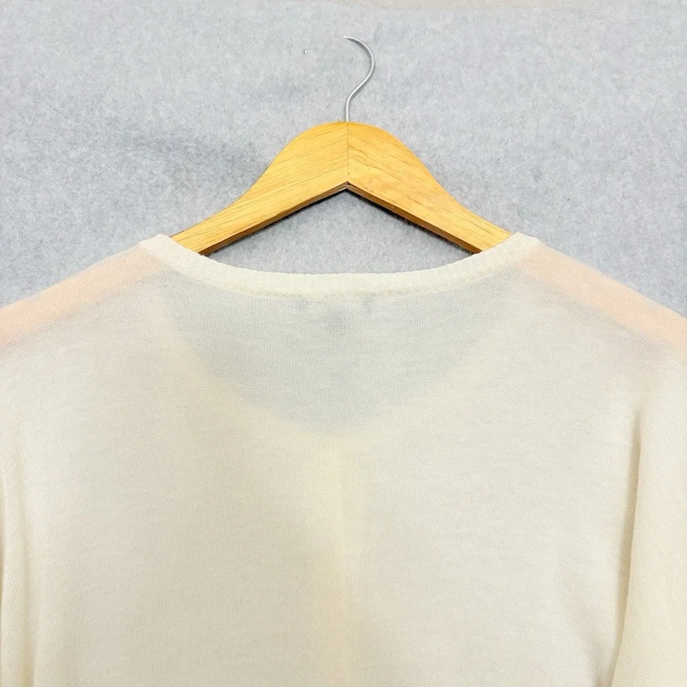 UNIVERSAL STANDARD City Merino Wool Cardigan Sweater Ivory Women's Size XS-10/12